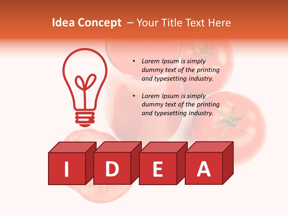 Vegetarian Cup Sweet PowerPoint Template