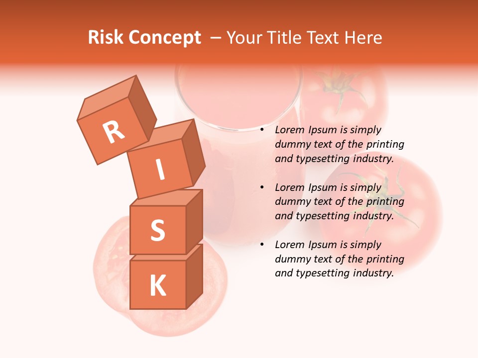 Vegetarian Cup Sweet PowerPoint Template