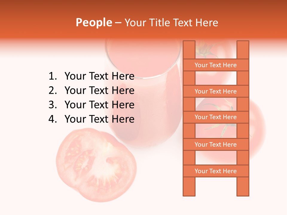 Vegetarian Cup Sweet PowerPoint Template