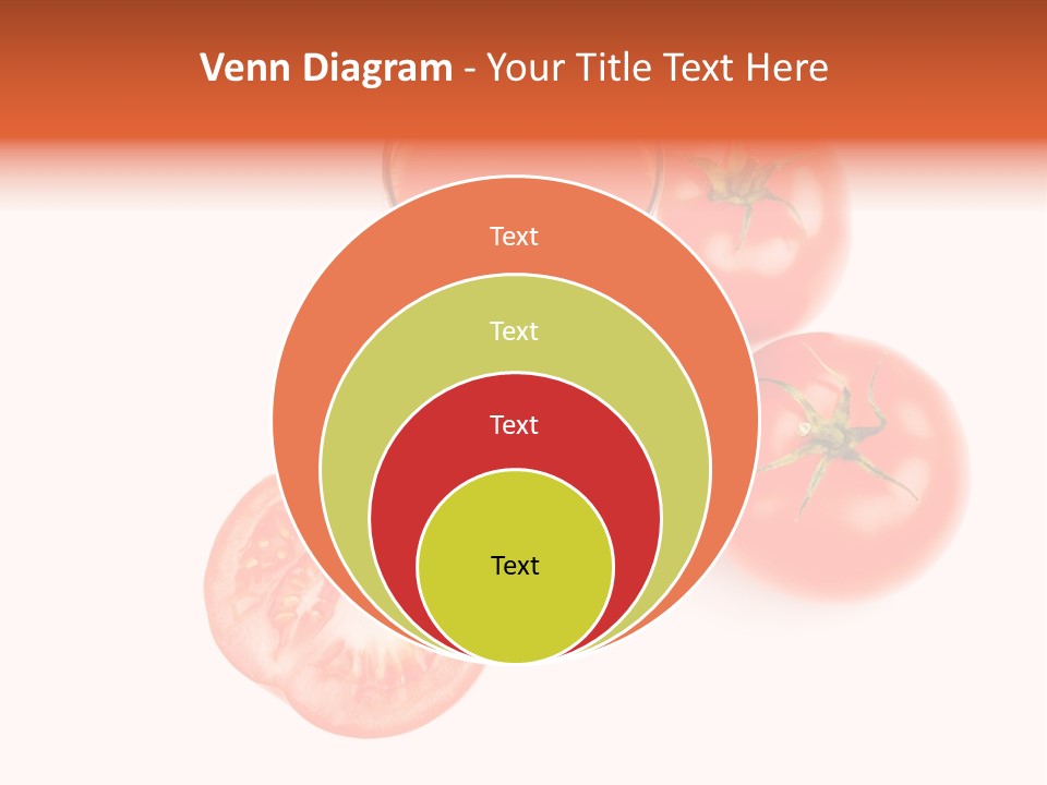Vegetarian Cup Sweet PowerPoint Template