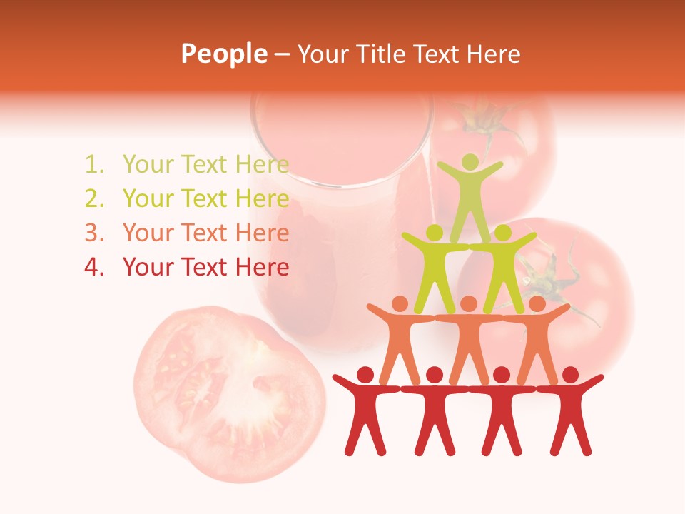 Vegetarian Cup Sweet PowerPoint Template