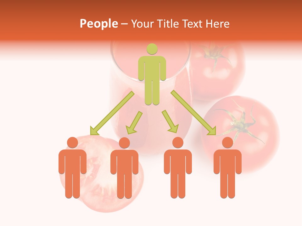 Vegetarian Cup Sweet PowerPoint Template