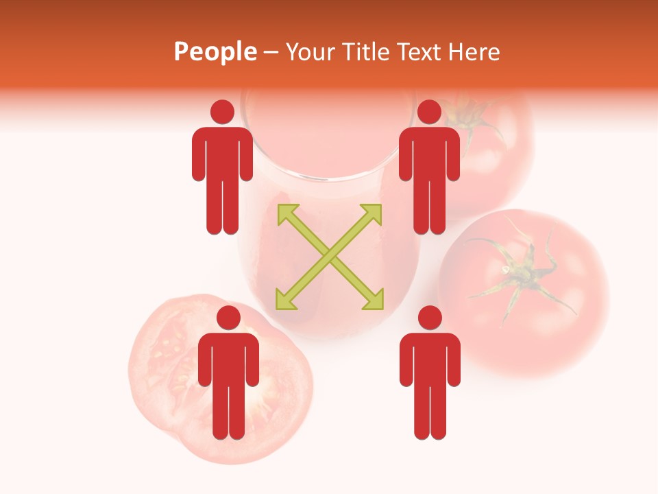 Vegetarian Cup Sweet PowerPoint Template