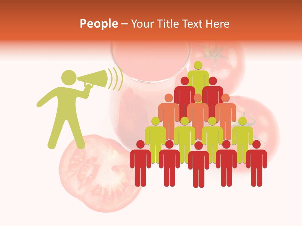 Vegetarian Cup Sweet PowerPoint Template