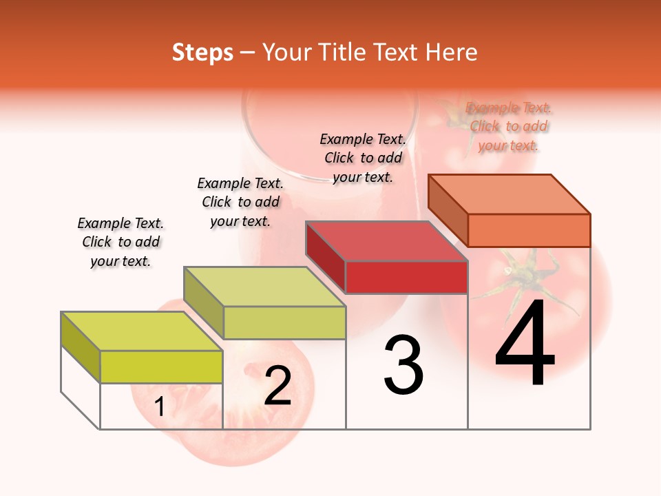 Vegetarian Cup Sweet PowerPoint Template