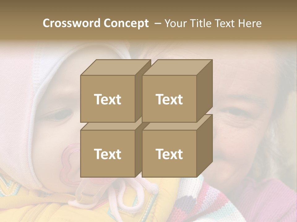 Resting Image Offspring PowerPoint Template