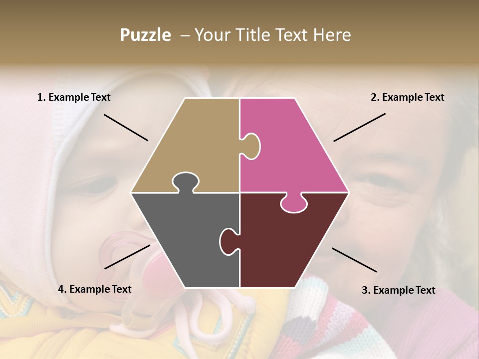 Resting Image Offspring PowerPoint Template