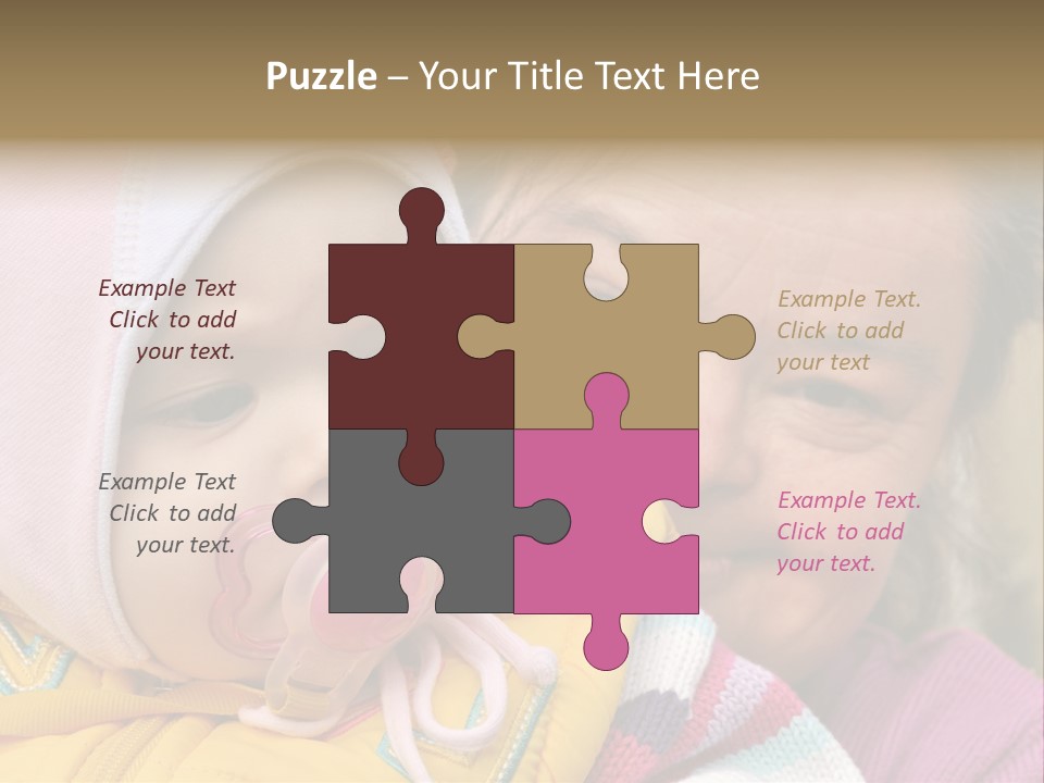 Resting Image Offspring PowerPoint Template