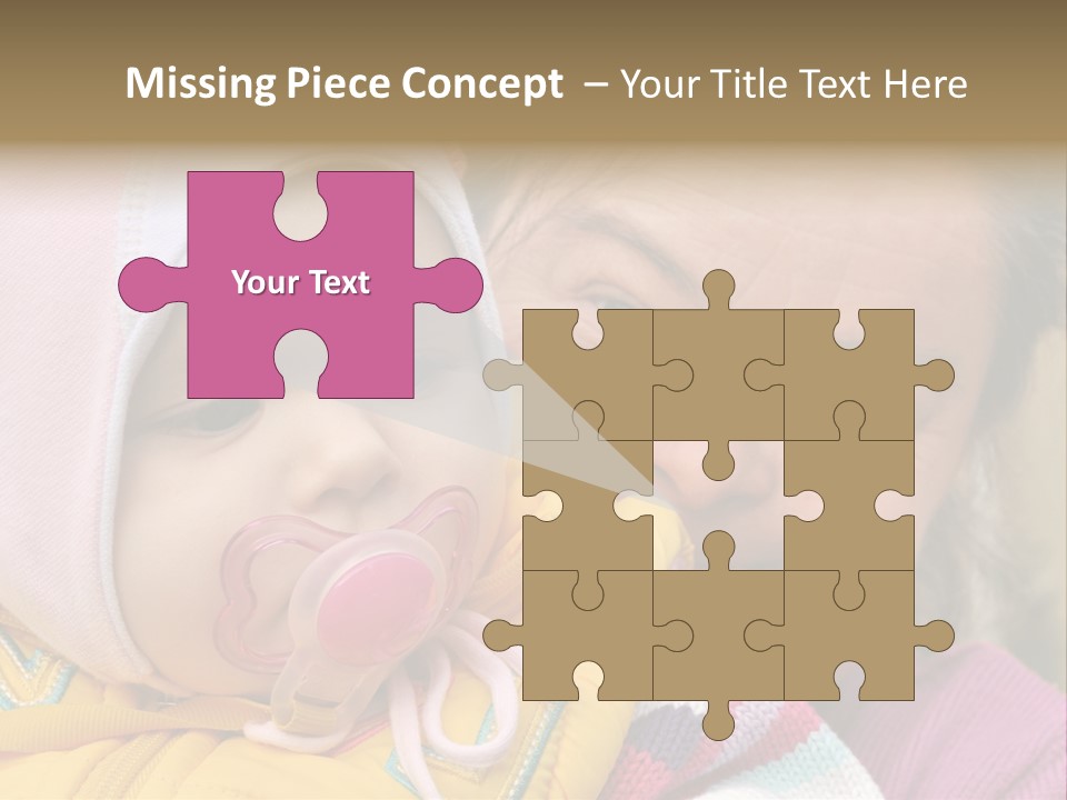 Resting Image Offspring PowerPoint Template