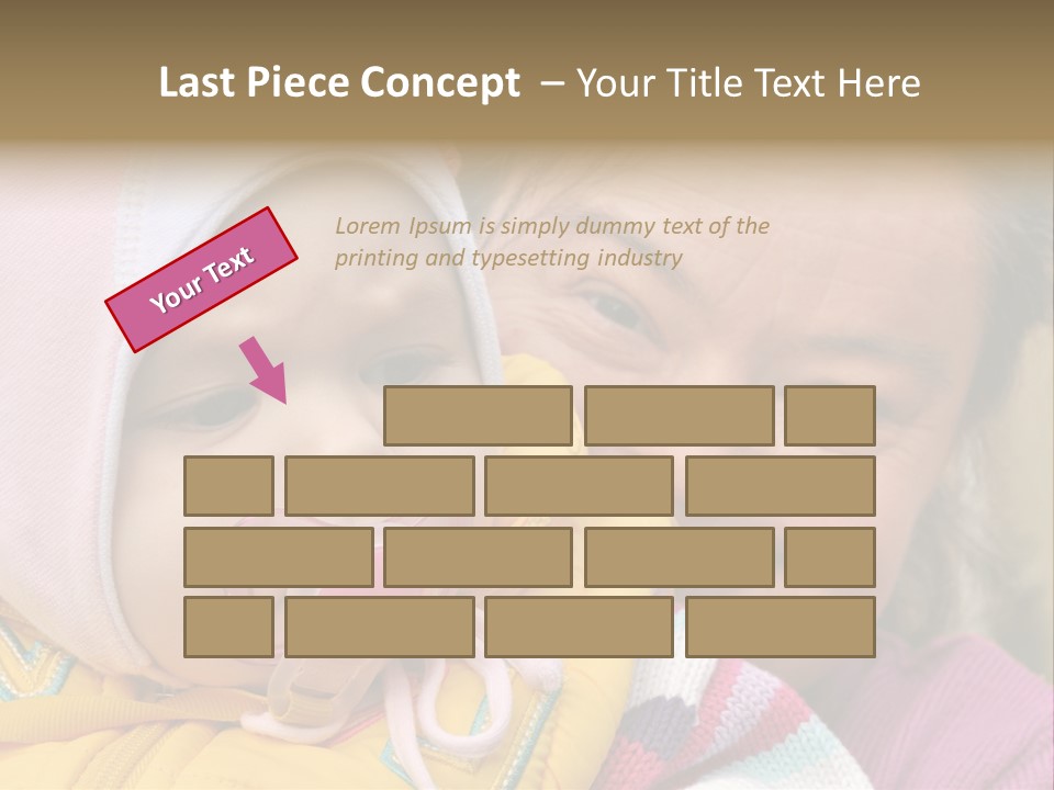 Resting Image Offspring PowerPoint Template