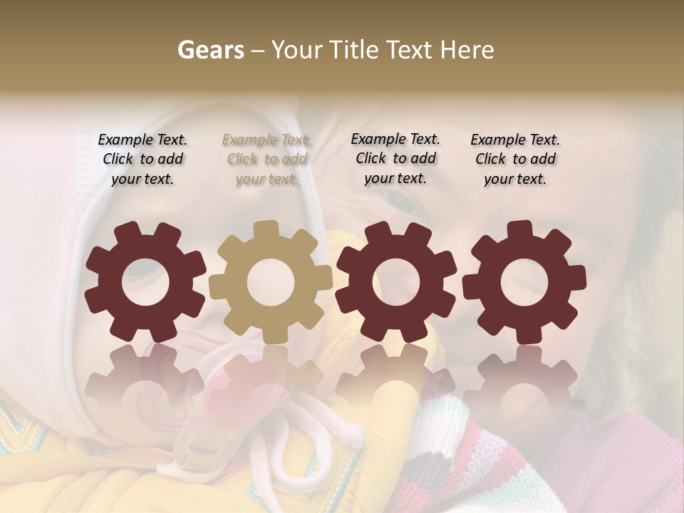 Resting Image Offspring PowerPoint Template