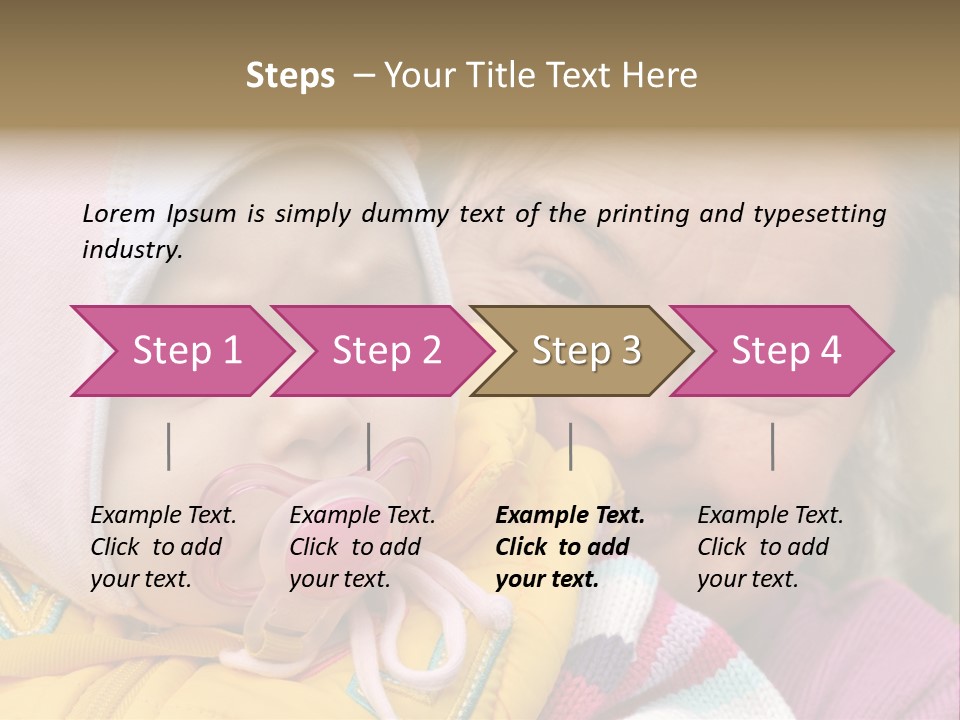 Resting Image Offspring PowerPoint Template