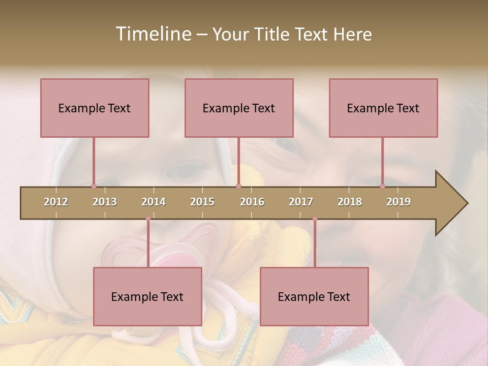Resting Image Offspring PowerPoint Template