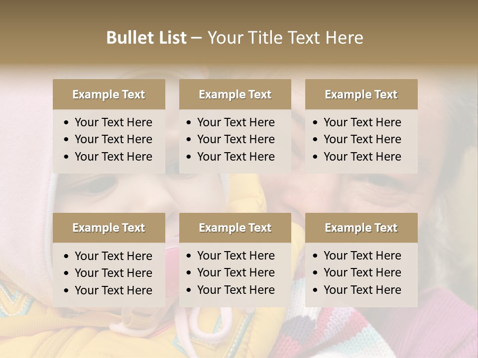 Resting Image Offspring PowerPoint Template