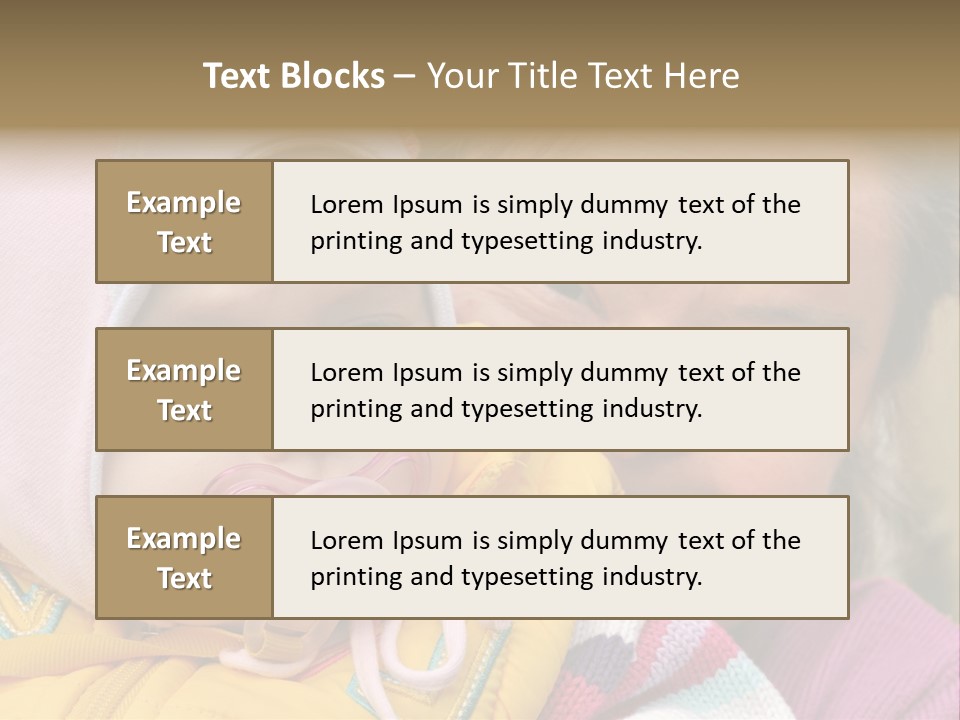 Resting Image Offspring PowerPoint Template