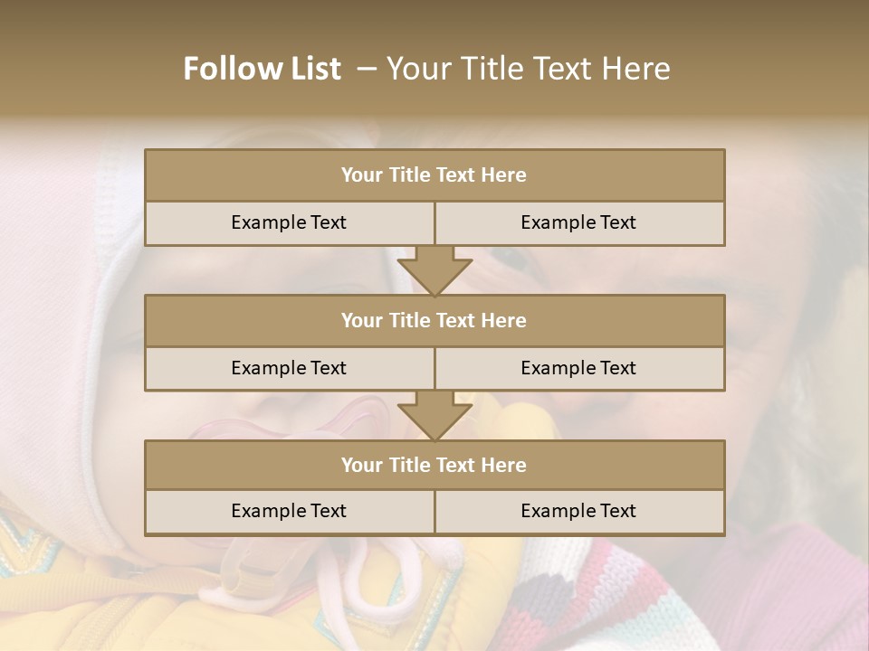 Resting Image Offspring PowerPoint Template