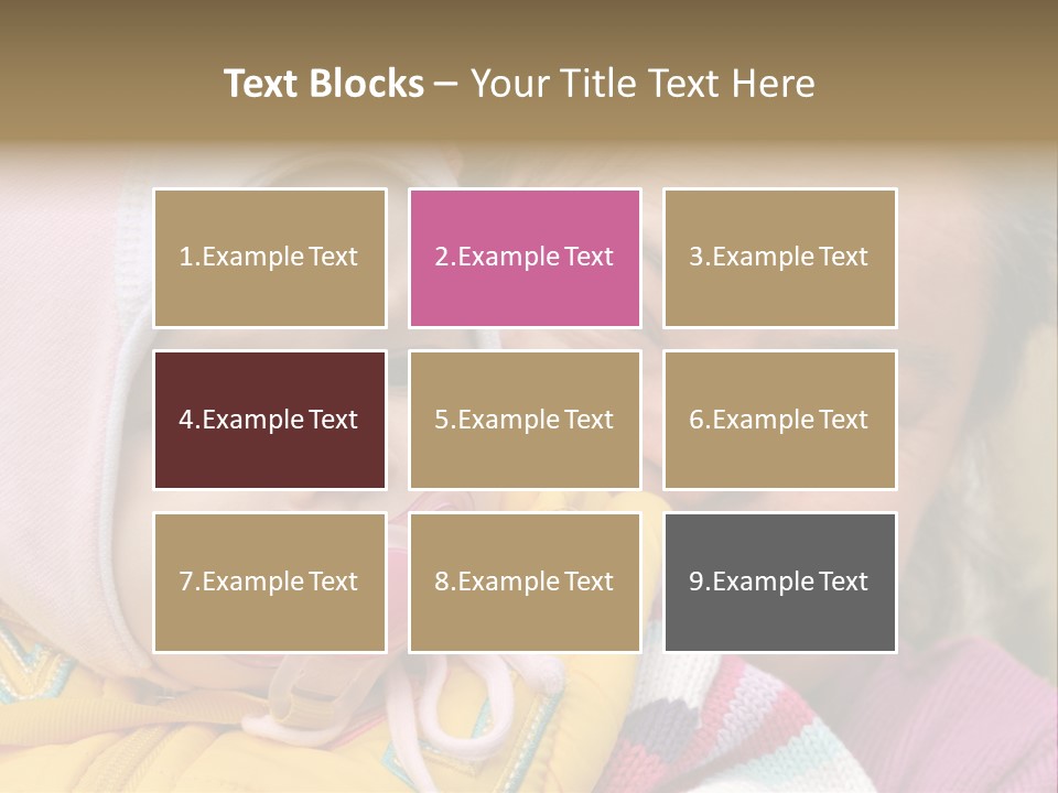 Resting Image Offspring PowerPoint Template