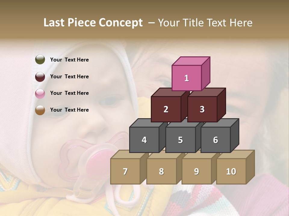 Resting Image Offspring PowerPoint Template