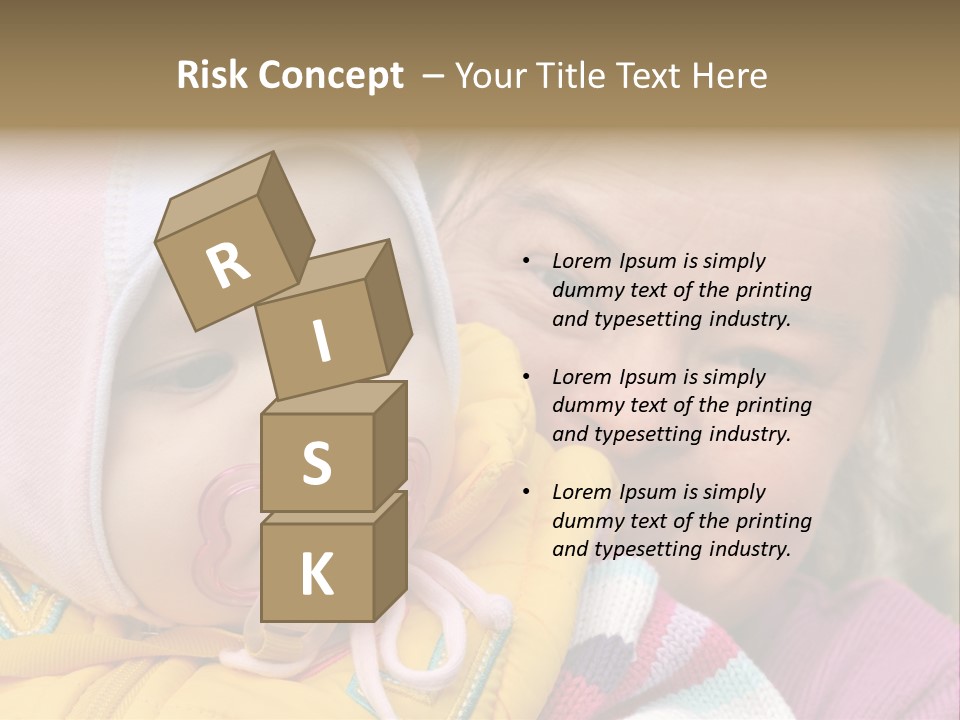 Resting Image Offspring PowerPoint Template