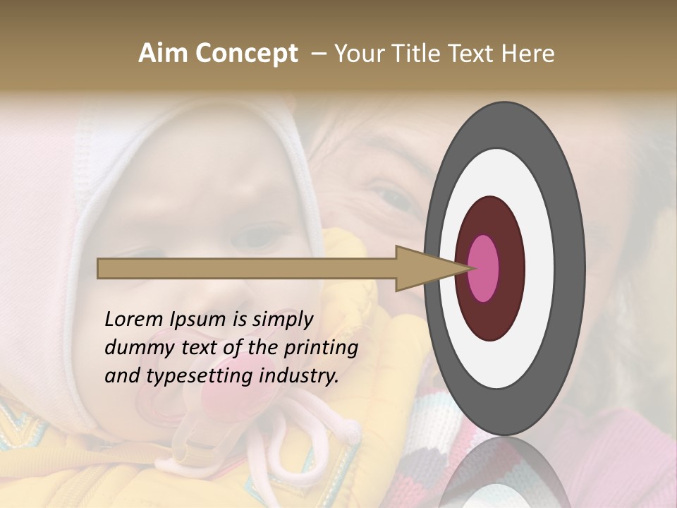 Resting Image Offspring PowerPoint Template