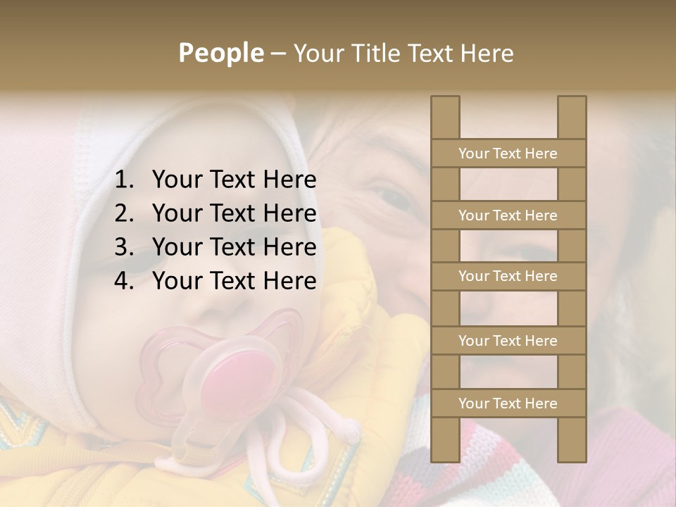 Resting Image Offspring PowerPoint Template
