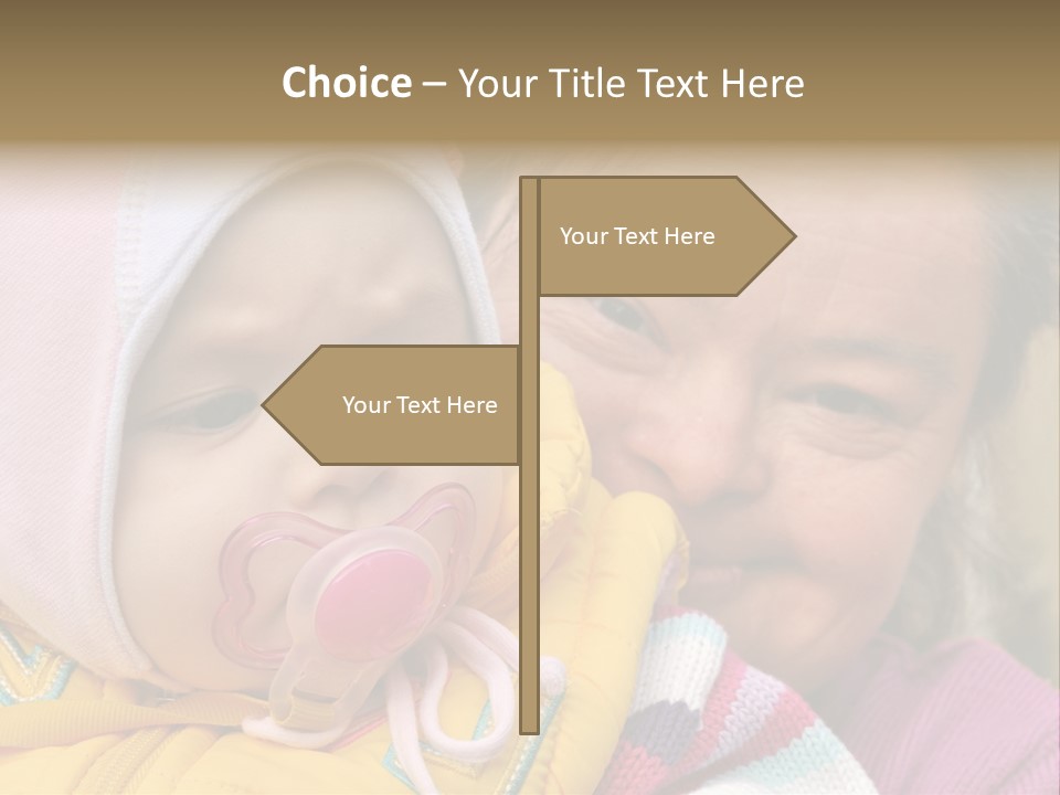 Resting Image Offspring PowerPoint Template