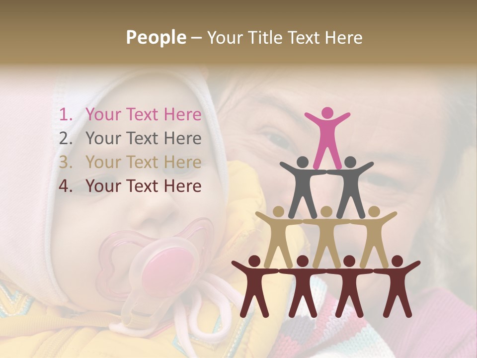 Resting Image Offspring PowerPoint Template