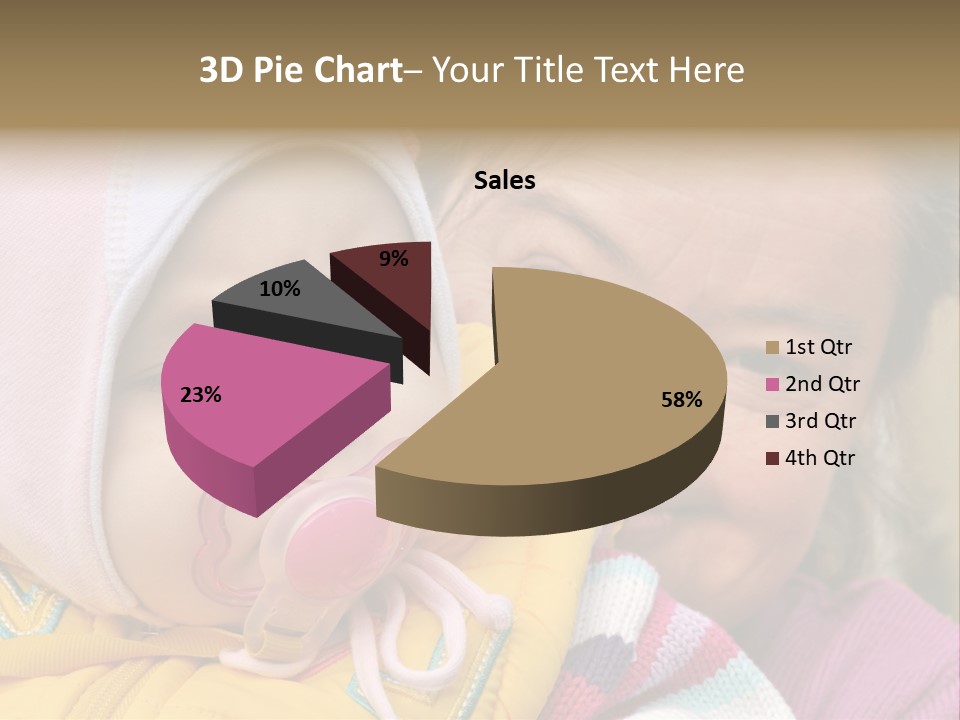 Resting Image Offspring PowerPoint Template