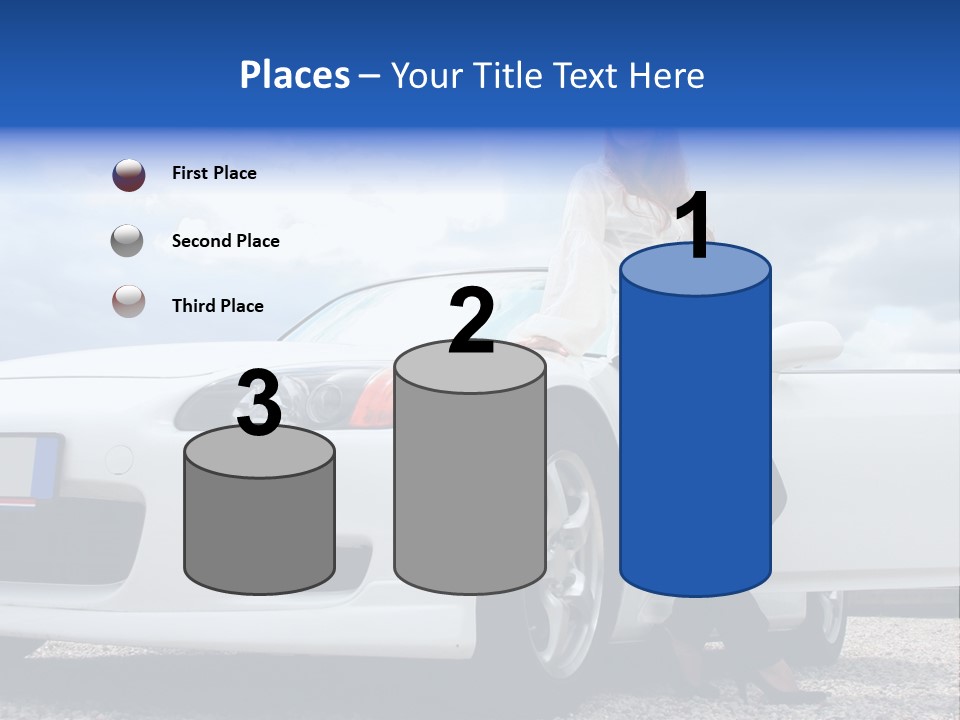 Person Vehicle Drive PowerPoint Template