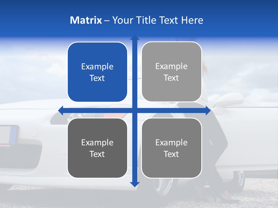 Person Vehicle Drive PowerPoint Template