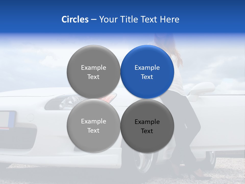 Person Vehicle Drive PowerPoint Template