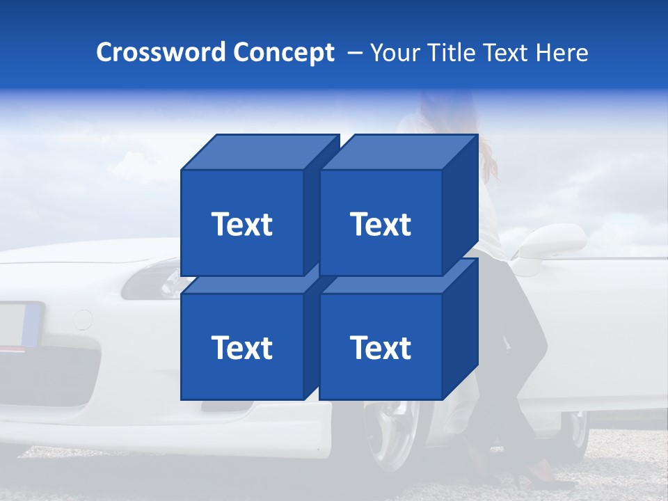 Person Vehicle Drive PowerPoint Template