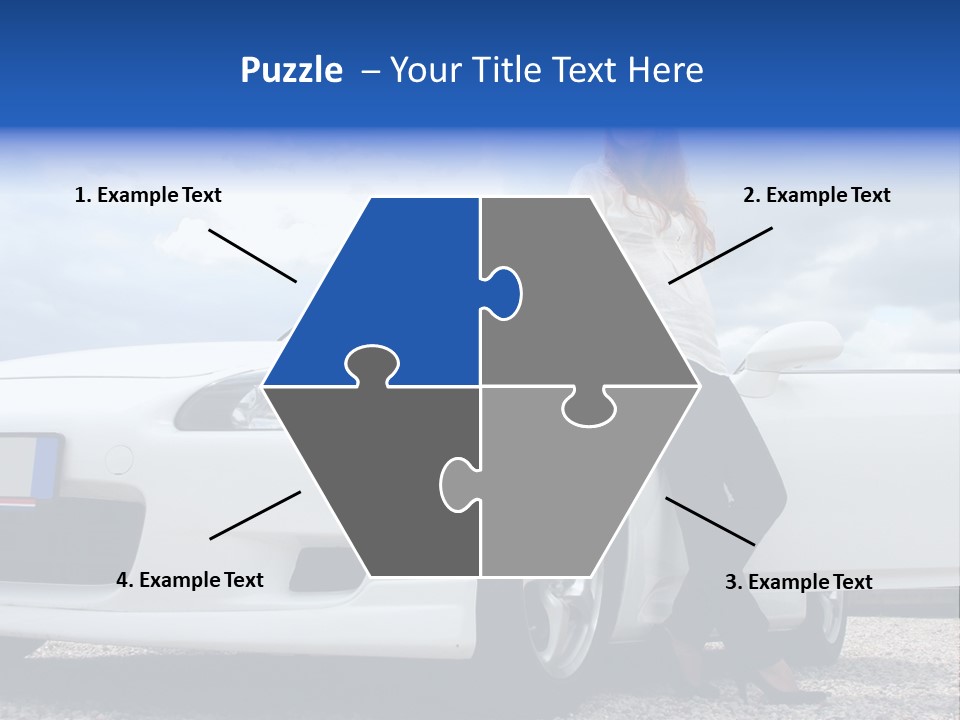 Person Vehicle Drive PowerPoint Template