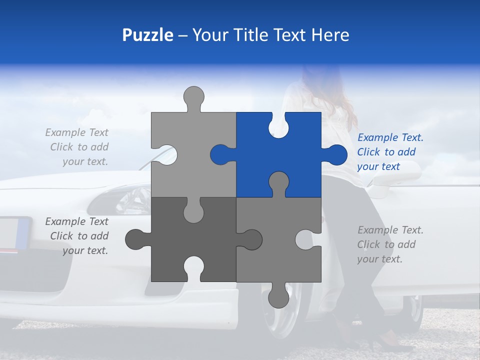 Person Vehicle Drive PowerPoint Template
