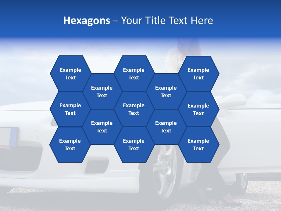 Person Vehicle Drive PowerPoint Template