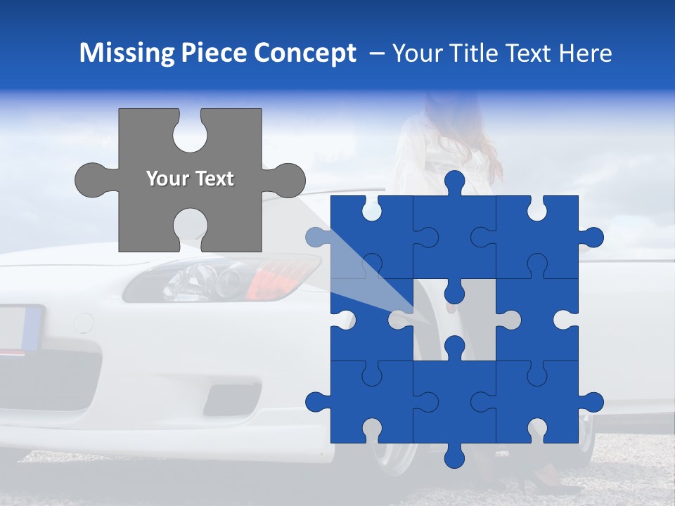 Person Vehicle Drive PowerPoint Template