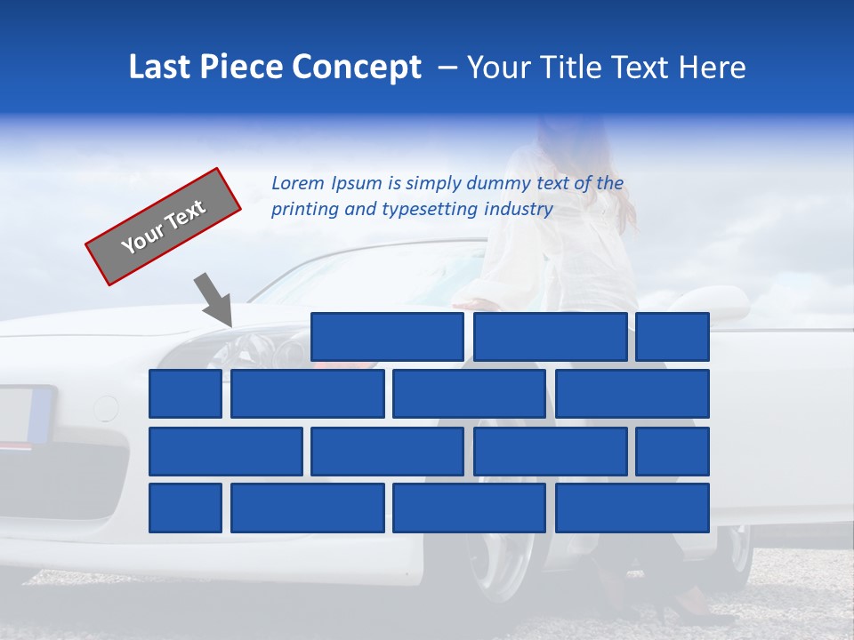 Person Vehicle Drive PowerPoint Template