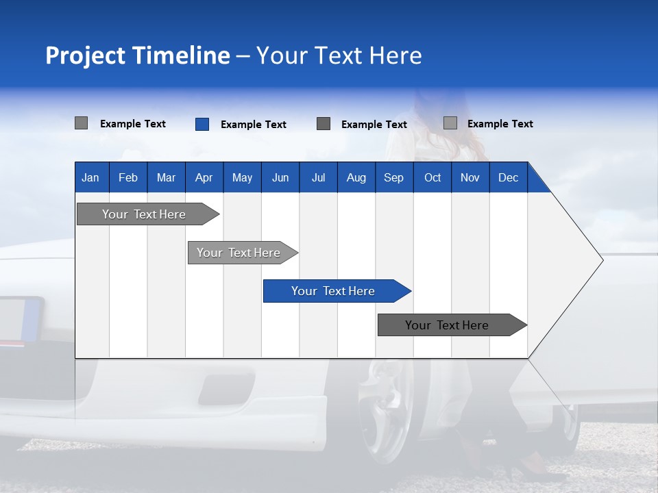 Person Vehicle Drive PowerPoint Template
