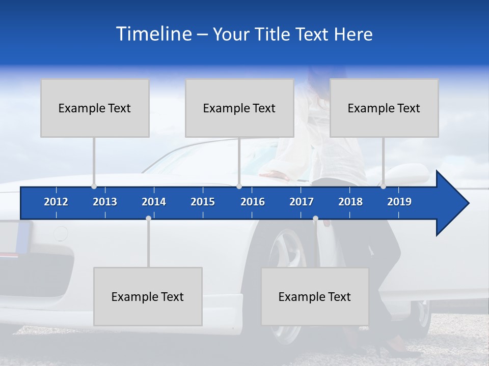 Person Vehicle Drive PowerPoint Template