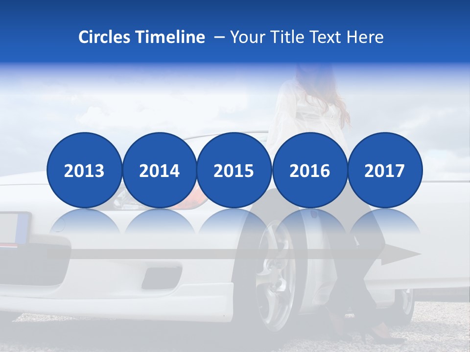 Person Vehicle Drive PowerPoint Template