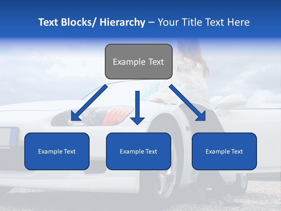 Person Vehicle Drive PowerPoint Template