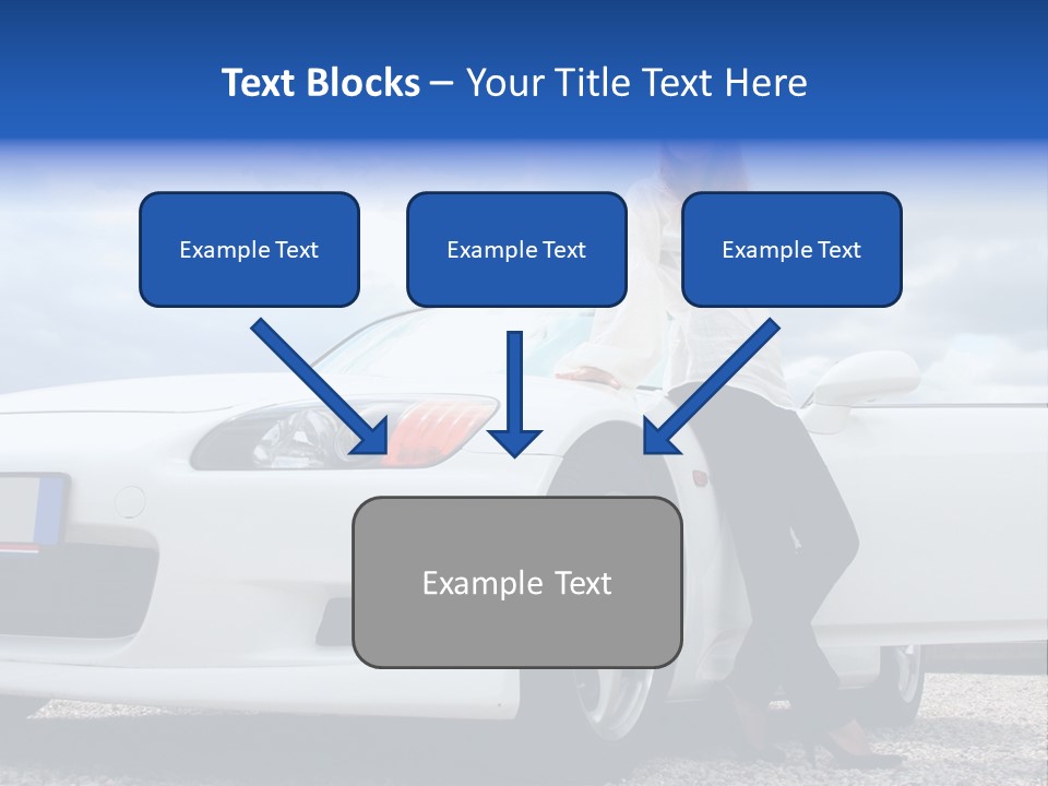 Person Vehicle Drive PowerPoint Template