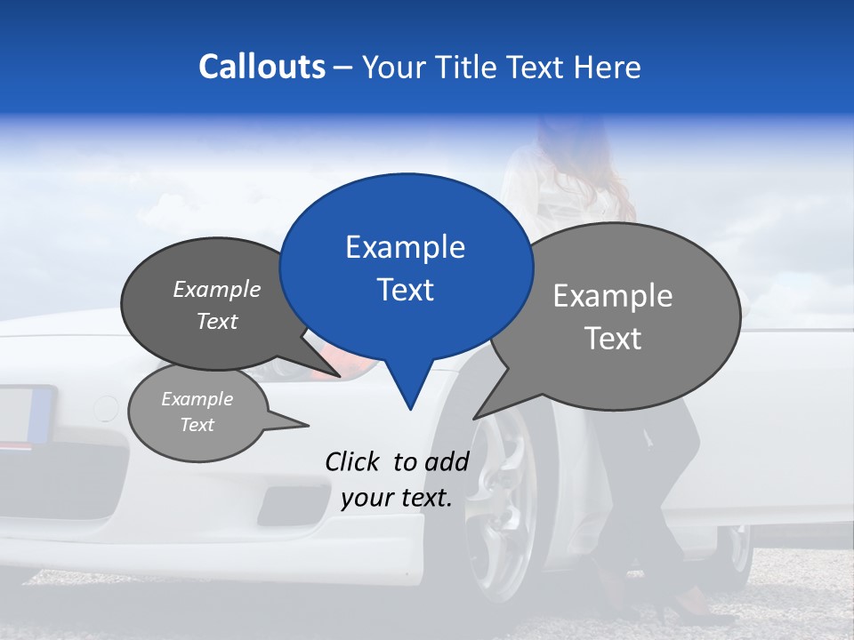 Person Vehicle Drive PowerPoint Template