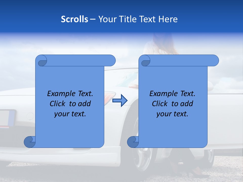 Person Vehicle Drive PowerPoint Template