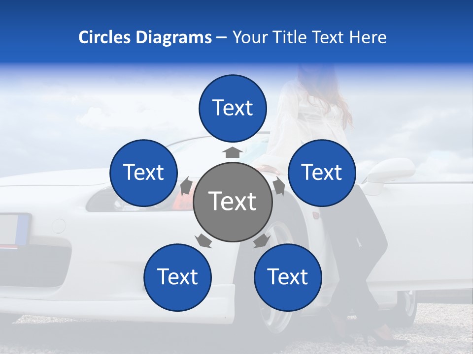 Person Vehicle Drive PowerPoint Template