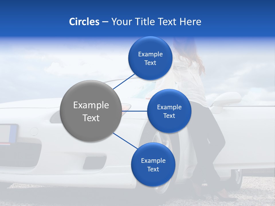 Person Vehicle Drive PowerPoint Template