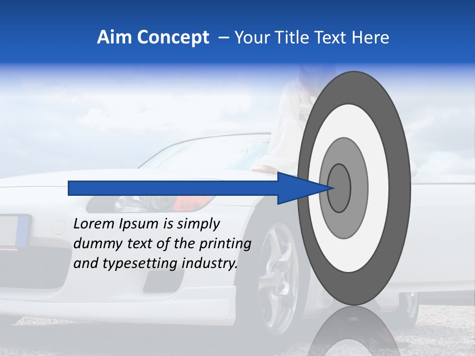 Person Vehicle Drive PowerPoint Template