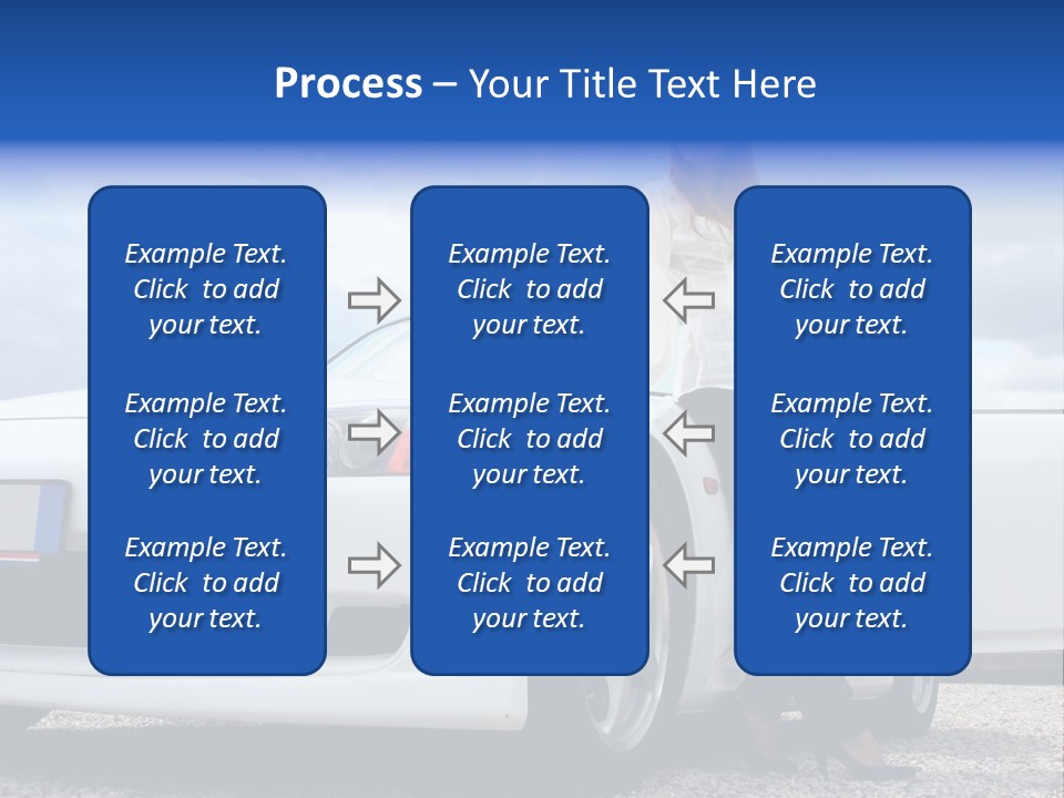 Person Vehicle Drive PowerPoint Template