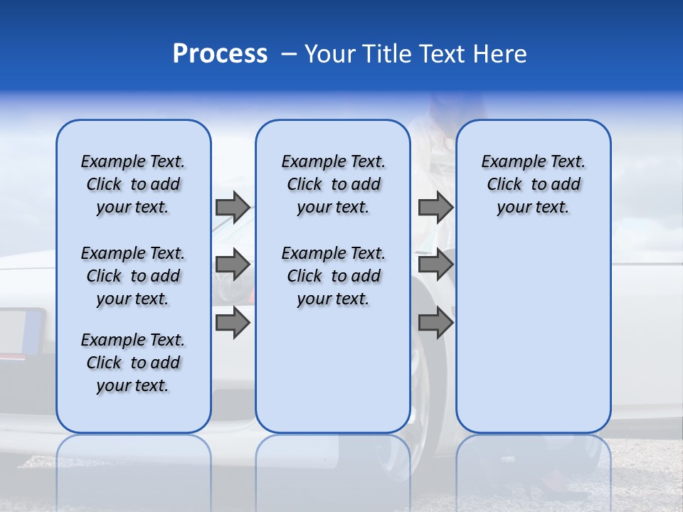 Person Vehicle Drive PowerPoint Template