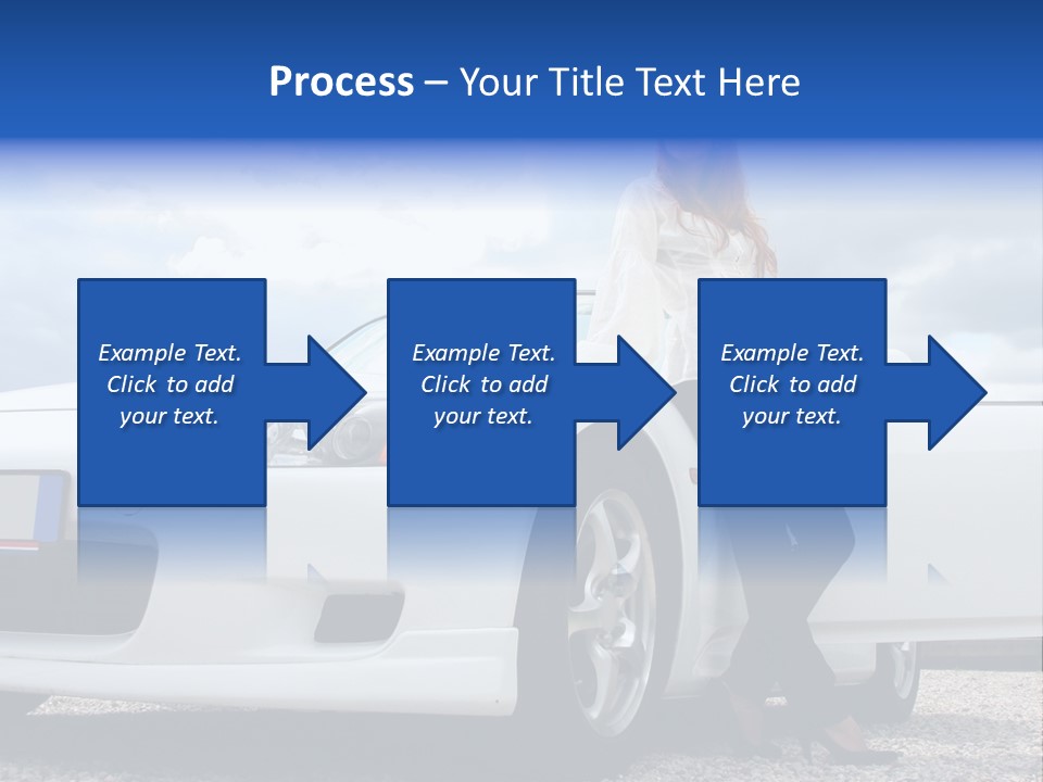 Person Vehicle Drive PowerPoint Template